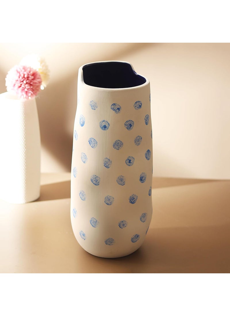 Habere IndiaAll The Cultures Fabricating India Home Decoration Items for Living Room Home Decor Flower Vases for Home Decor Vase for Living Room Ceramic Vase L15xW15xH345 CM
