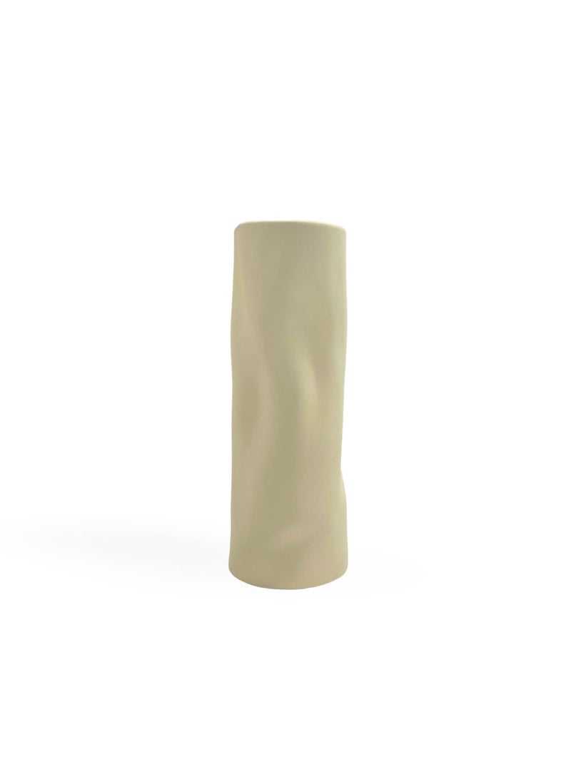 Holy Grail Homes Asymmetry Vase for Living Room Irregular Shaped Ceramic Vase for Modern Design Modern Ceramic Flower Vase for Home Dcor Living Room Office Gifts