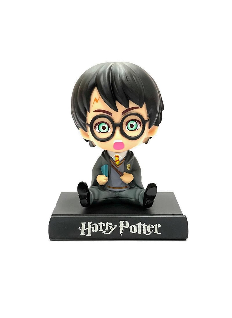 Buko Famous Figure Shakey bobblehead with Mobile Holder Suitable for car Interior Office Desk Study Table Harry Potter