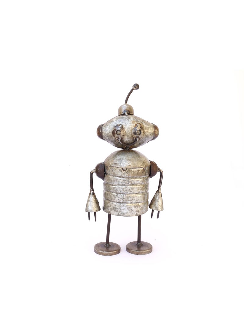 DeKulture Alien Figurine Handcrafted Collectible Unique Tabletop Dcor for Home Office Halloween 5x5x11 Inches