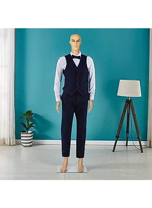 RAVIZAA Ravizaa Male Straight Full Body Mannequin Display 6 Feet Skin Color Pack of 1