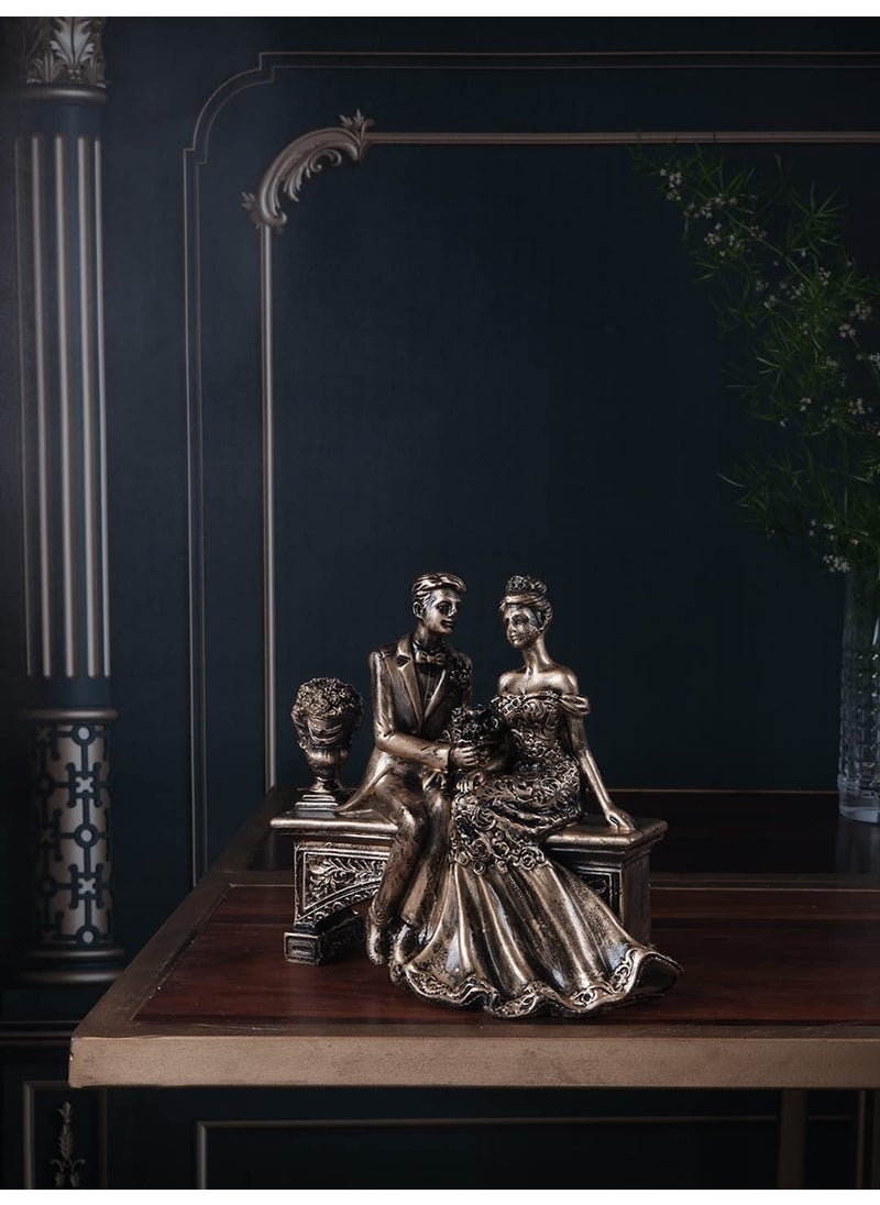 The White Ink dcor Premium Couple Figurine