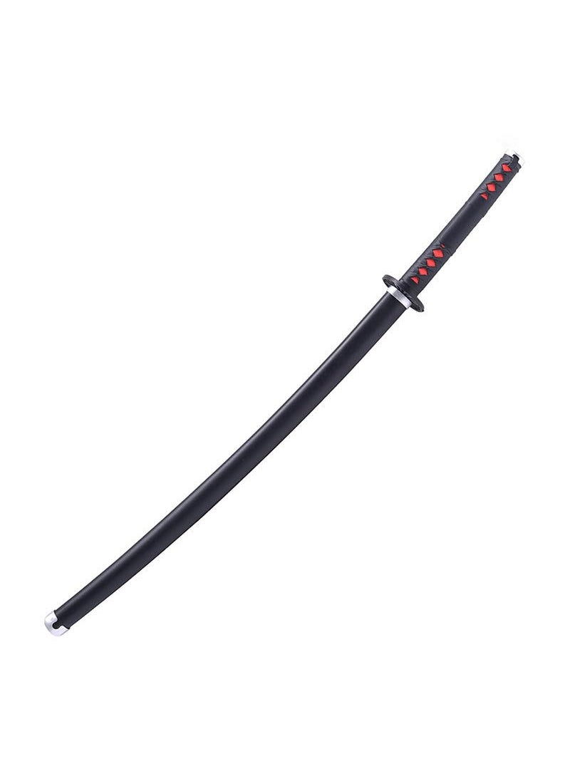 Offo Demon Slayer Anime Tanjiro Kamado Black Wooden Life Size Katana Without Stand 100cm Ideal Gifts and Birthday Presents for Friends