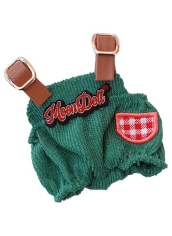 17cm labubu Doll Clothes Set for 17cm labubu Accessories Suit no Doll only Clothes (1green Letter Romper)