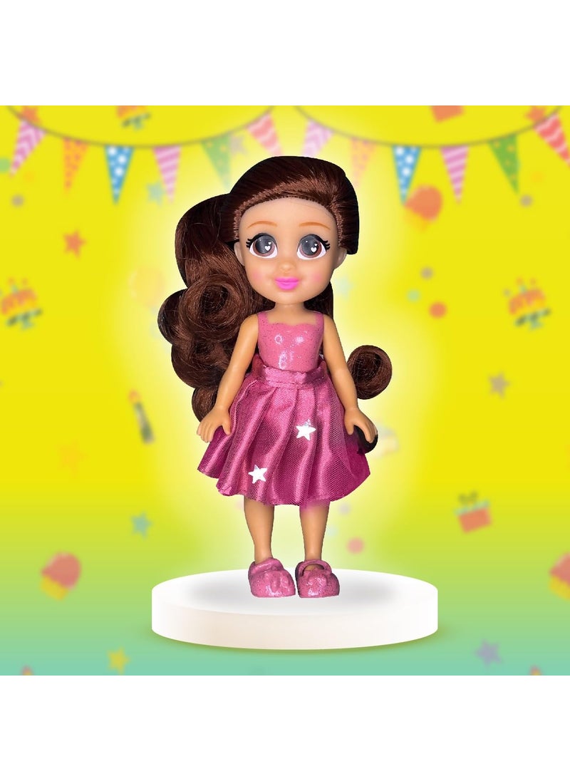 Lil Diva Dolls 6 SOPHIA Fashion Doll for Girls Soft Movable Body with Realistic FeaturesBirthday Gift for Kids 3 Years Early Learning Toy for Girls Ideal Gift for Birthdays Special Occasions