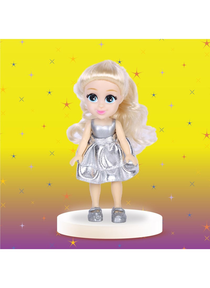 Lil Diva Dolls 6 Glam Girl Luminara Doll for GirlsSoft Movable Body with Realistic FeaturesBirthday Gift for Kids 3 YearsEarly Learning Toy for GirlsIdeal Gift for Birthdays Special Occasions