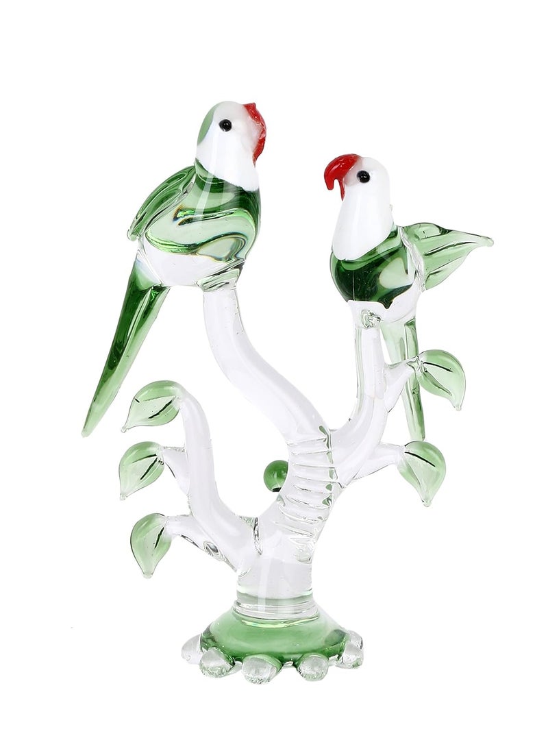 Somil Crystal Loving Birds Couple Relaxing On A WellFavoured Tree