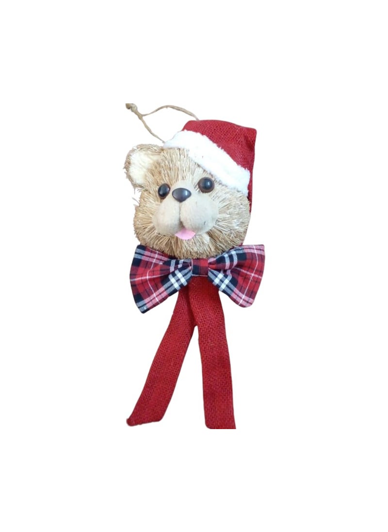 MPS My Party Suppliers 1pc Christmas Decorations Christmas Santa Clause Plush Toys Reindeer Soft Toy Merry Christmas Decoration Christmas Door Hanging Brown Animal FACE