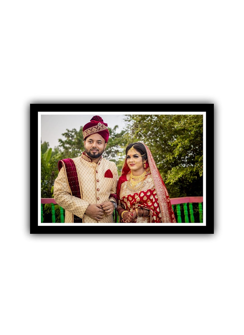 Personalized Customized Photo Frame with Your Customize Photo Black