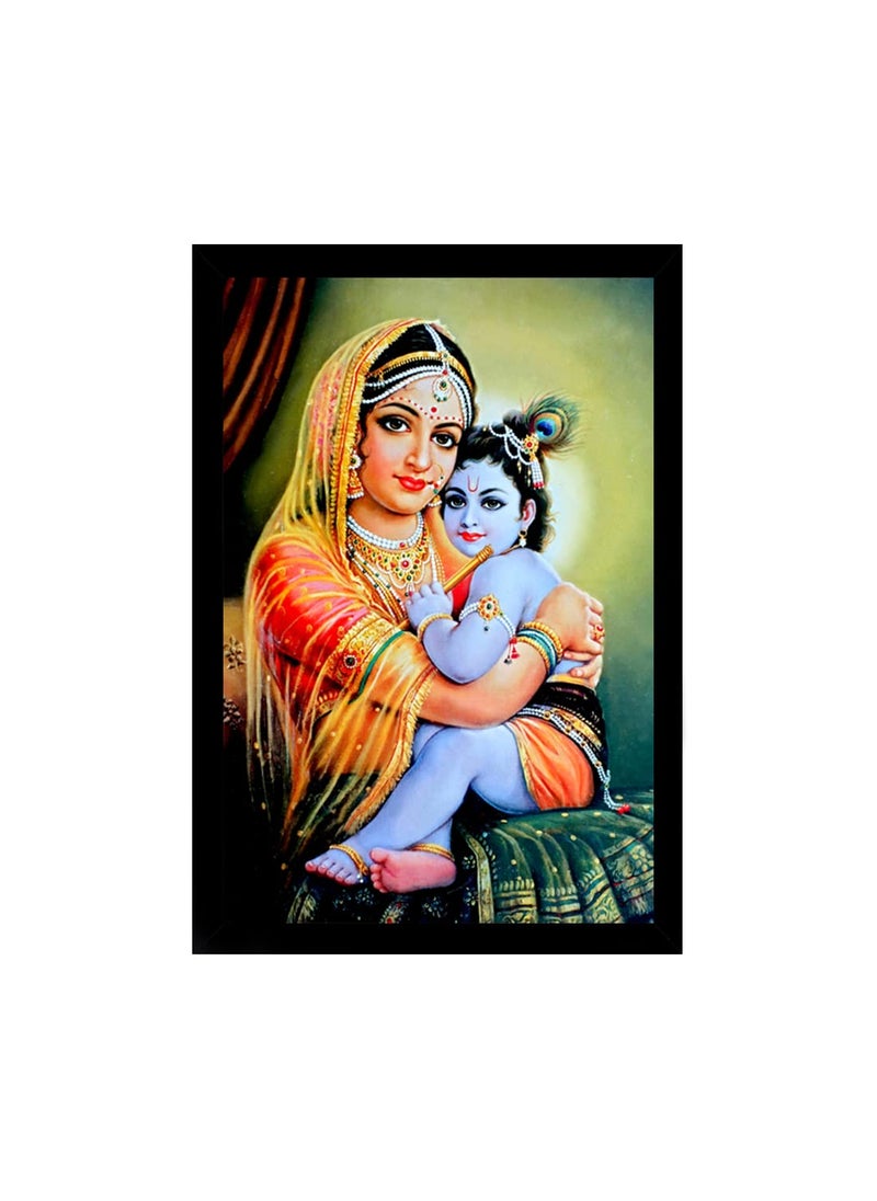 Dharvika Innovations Maa Yashoda with Kanha Photo Frame Bal Krishna Photo Frame for Pregnant Women Maa Yashoda with Bal Krishna Photo Frame 1988 x 1398 inches Design 9