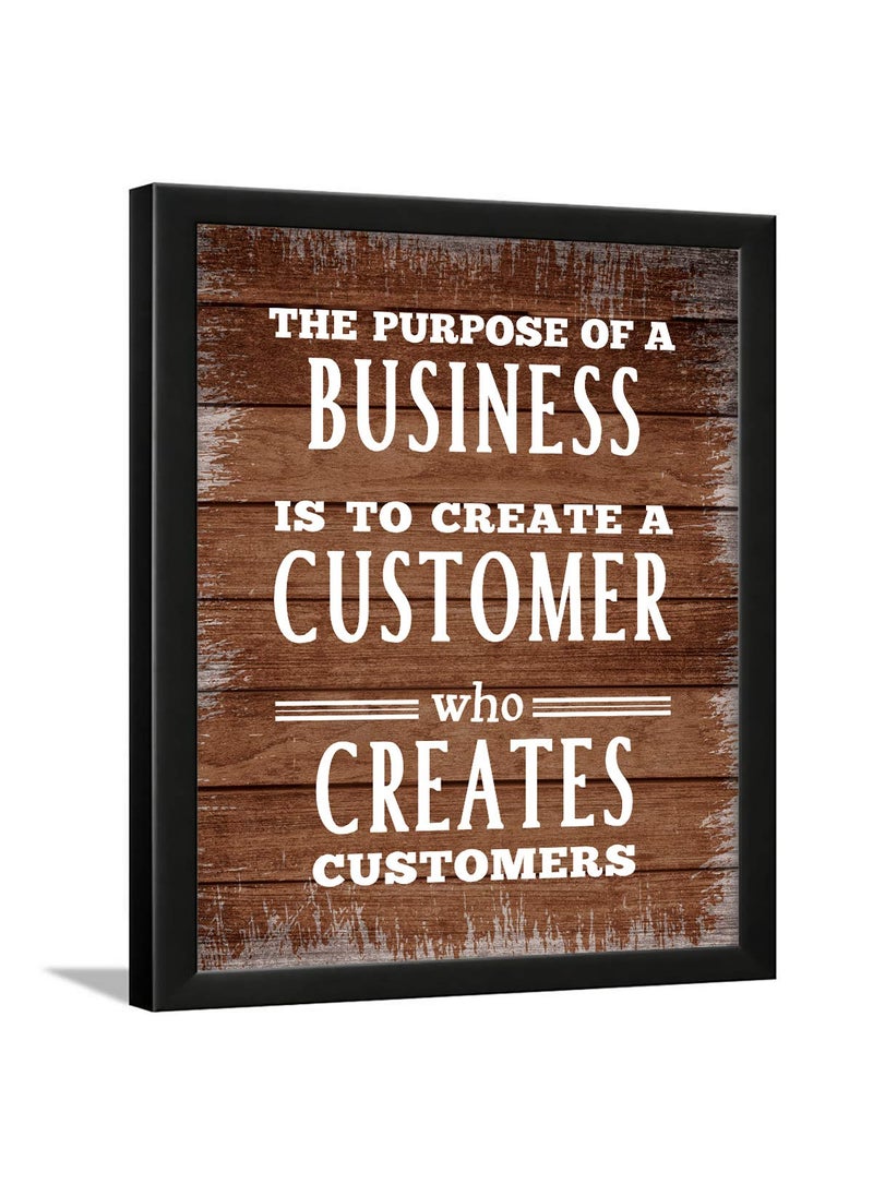 Chaka Chaundh Office Quotes Frames Motivational Quotes Wall Frames for Office Business Wall Frame Office Quotes Poster 14 X 11 Inches