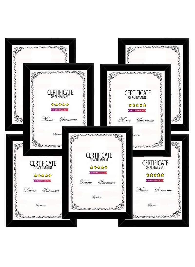 Stuthi Arts Wall Wood A4 Photo FrameBlack A47 Black