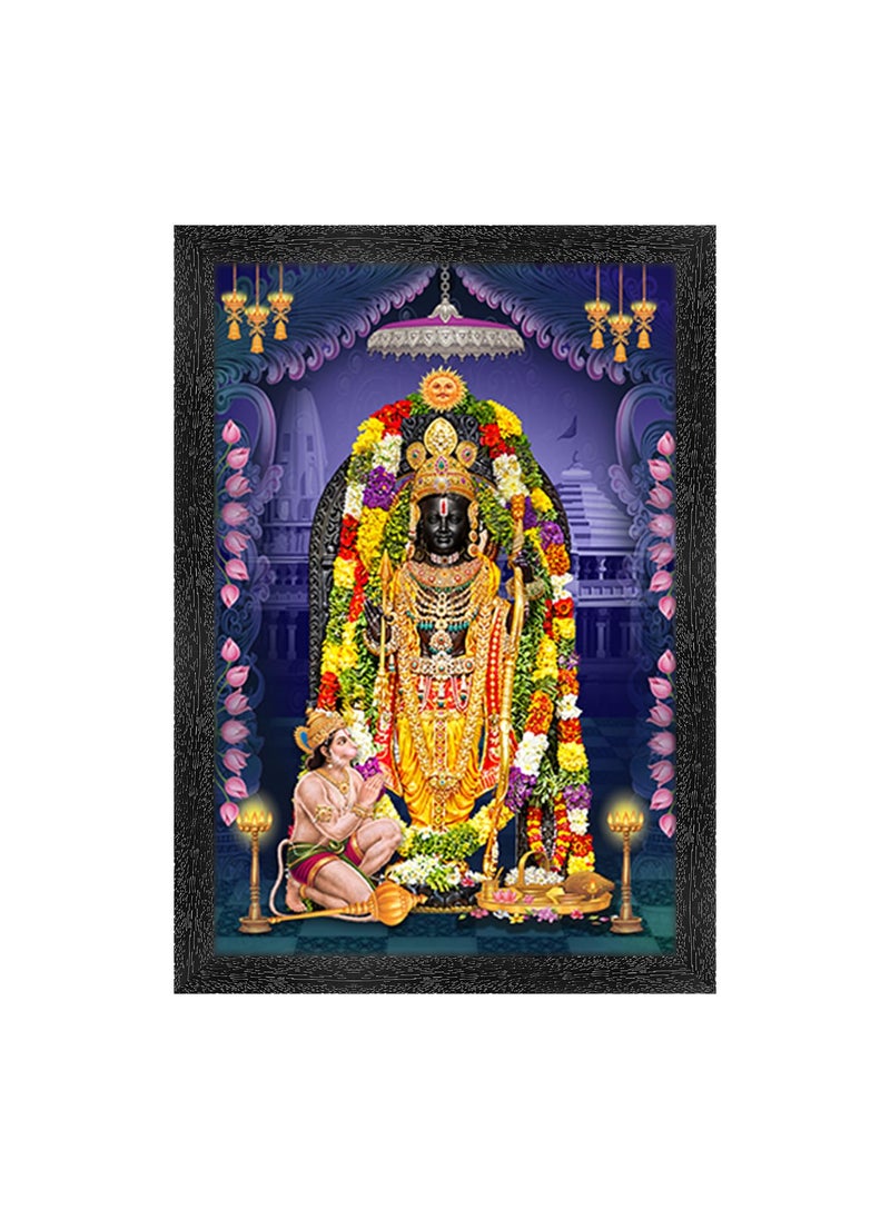 Dharvika Innovations Ayodhya ram lalla photo frame for home decorAyodhya ram mandir photo frames for wallRam darbar photo frame for wall decoration 51001 14x20 Inch Design 6