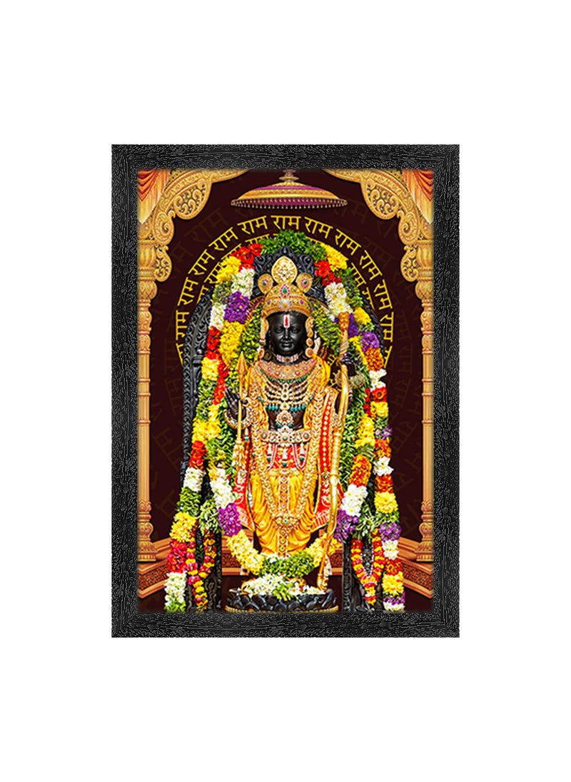 Dharvika Innovations Ayodhya ram lalla photo frame for home decorAyodhya ram mandir photo frames for wallRam darbar photo frame for wall decoration 51001 14x20 Inch Design 5