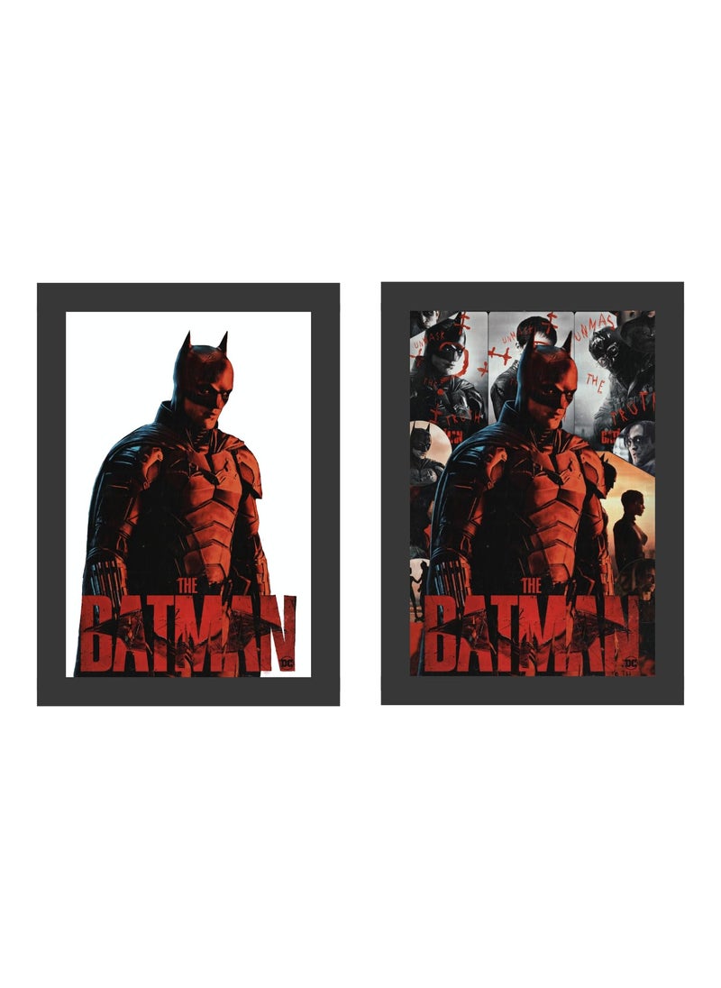 Nuvue Store The Batman LED Photo Frame 5 x 7 inchs USB Powered Illuminated Background Effect Black