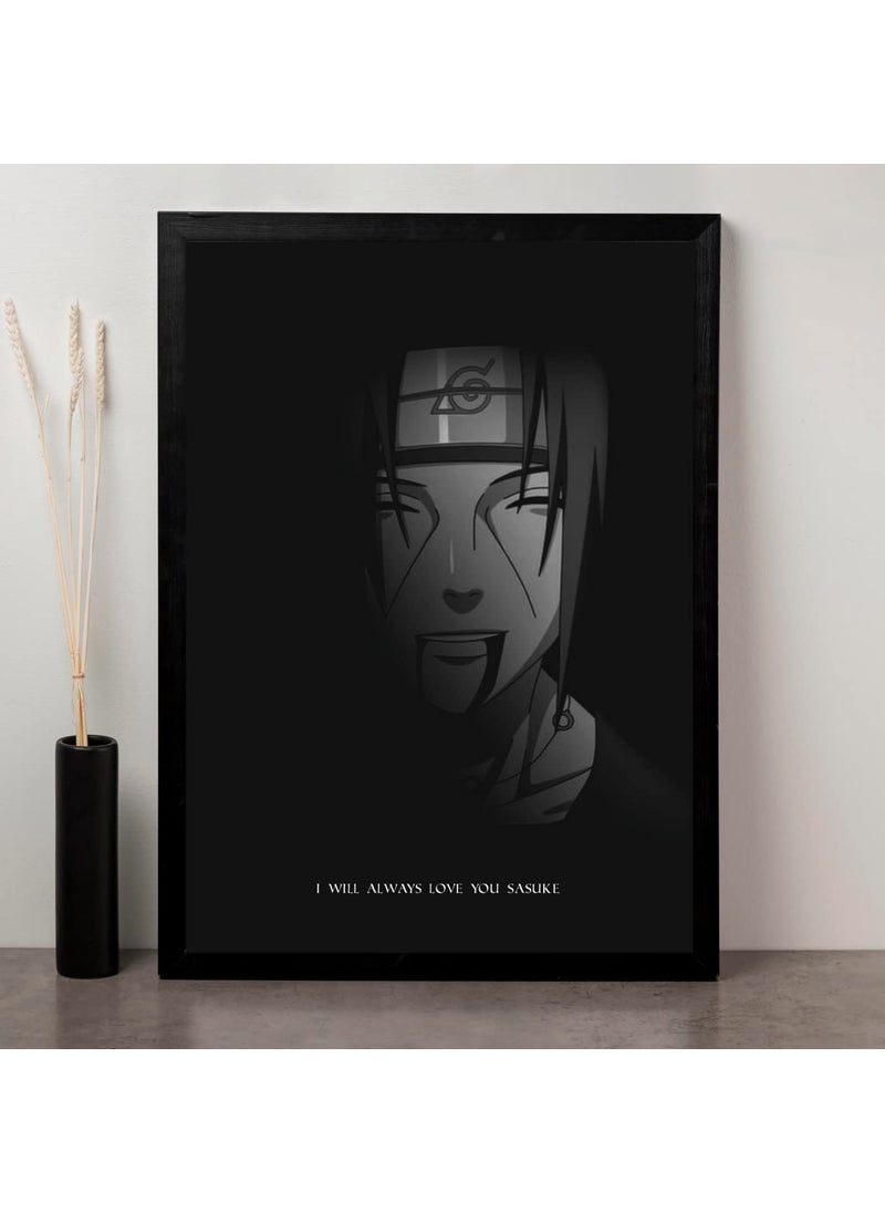SoulAbiti Naruto Itachi Uchiha Art 12inch X 18inch Framed I7