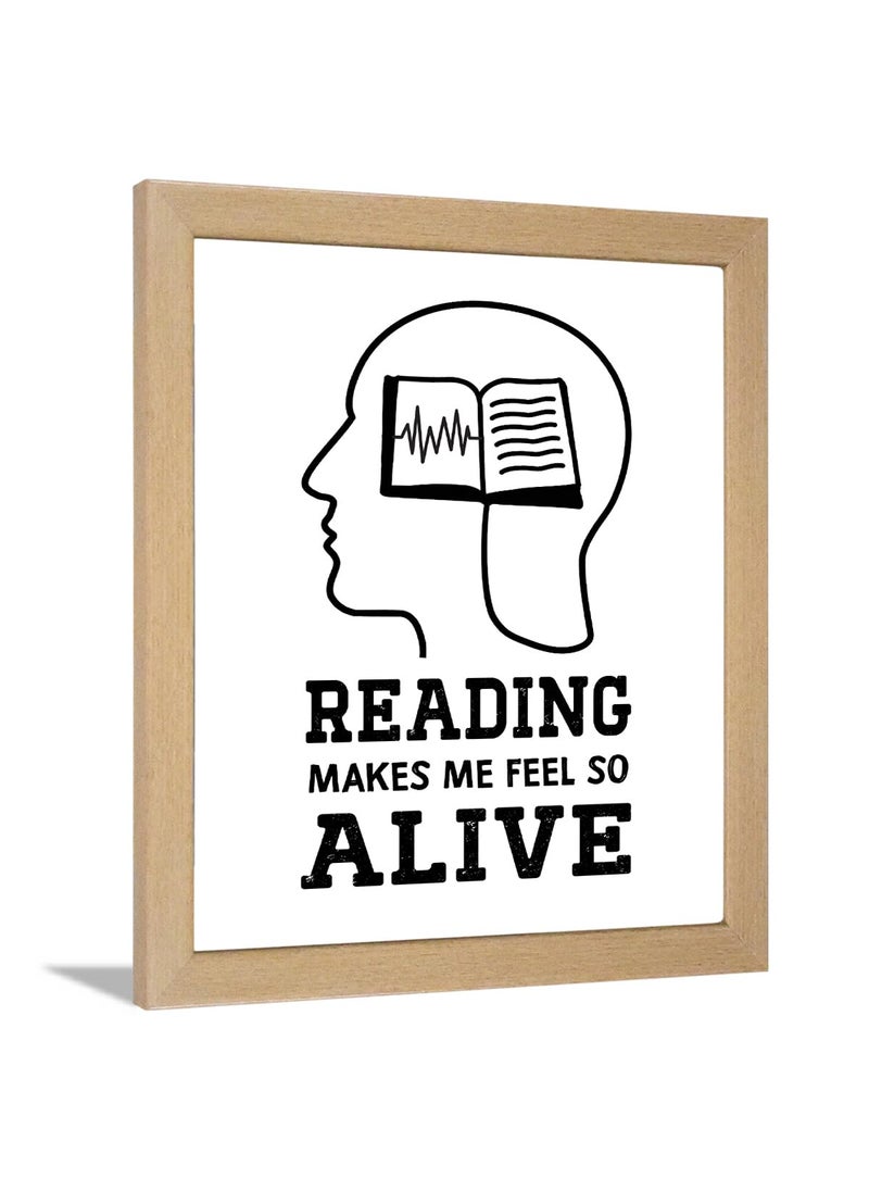 Chaka Chaundh Book Quotes Wall Frames Reading Quotes Frame Book Quotes Poster Libraries Wall Art Frame 14 X 11 Inches