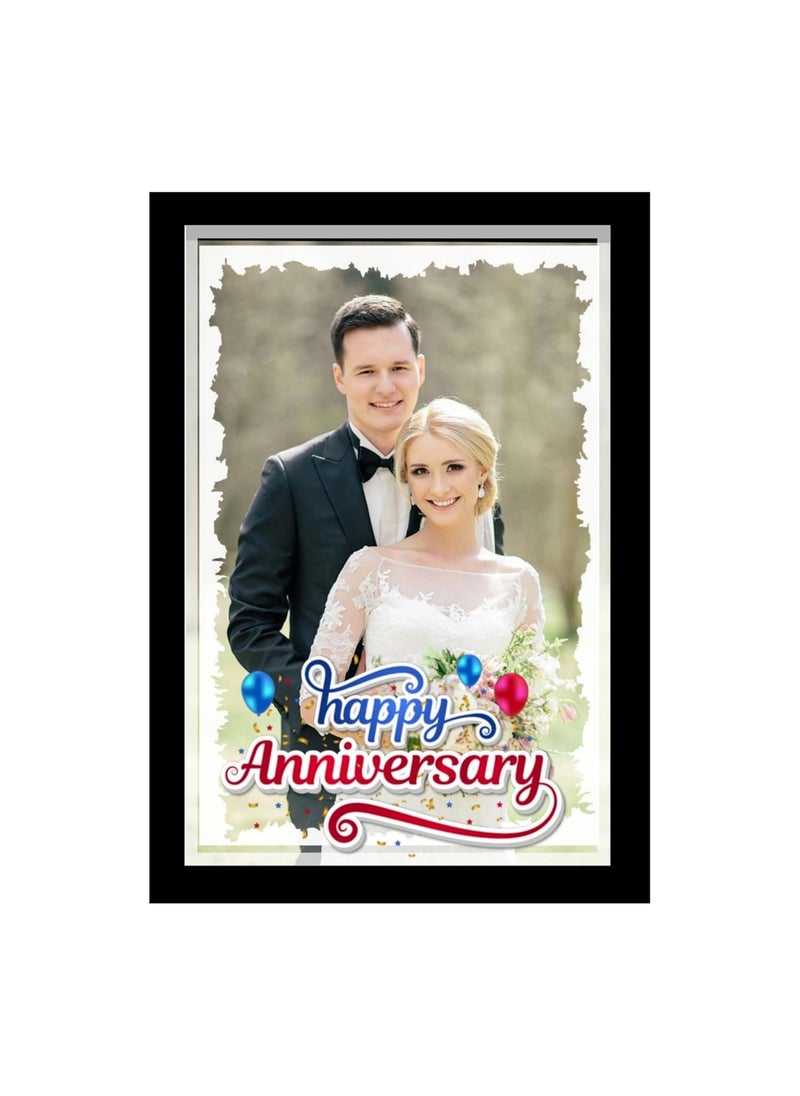 PERSONALIZED WORLD PersonalizedCustomized Photo Frame with Photo for anniversary marriage wedding Size A4