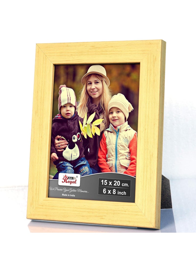 Ajanta Royal Classic 6 x 8 Solo Photo Frame Insert Pine Wood Colour A53