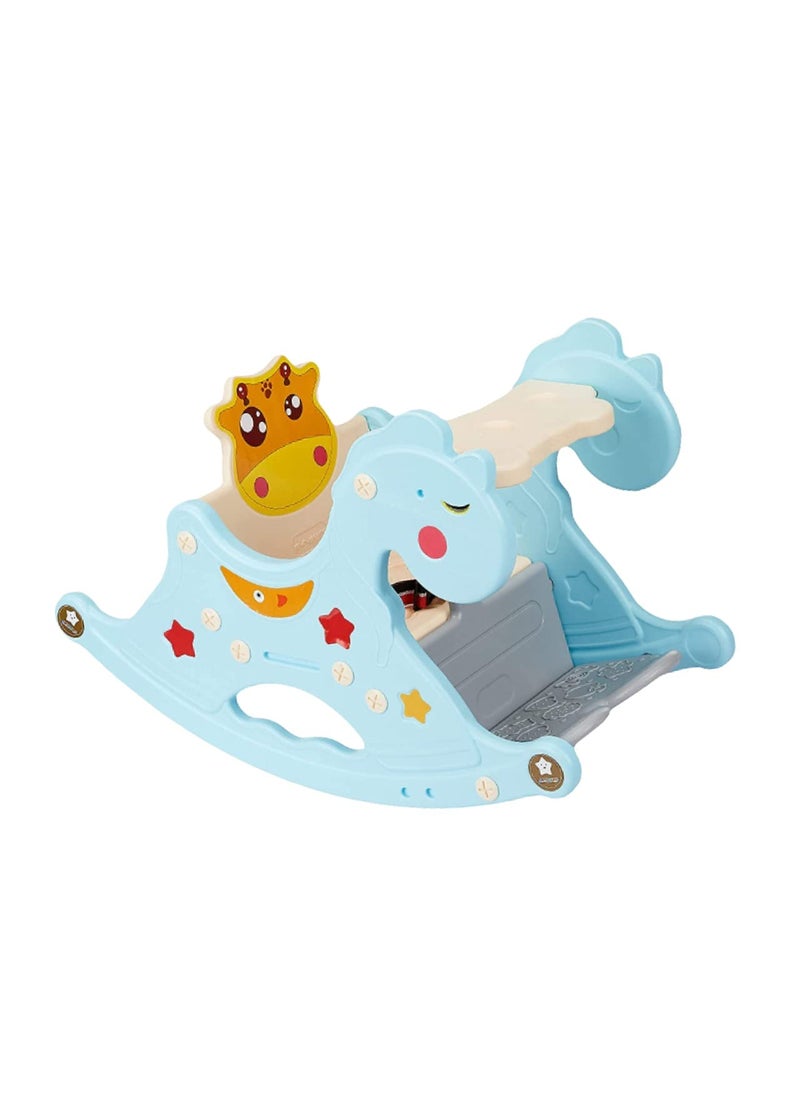 MOTHERS Love Baby Rocking ChairKids Horse Ride Chair for KidsToddlers Indoor and Outdoor for Boy and Girls 8 Months 3 Years Boys and Girls Blue