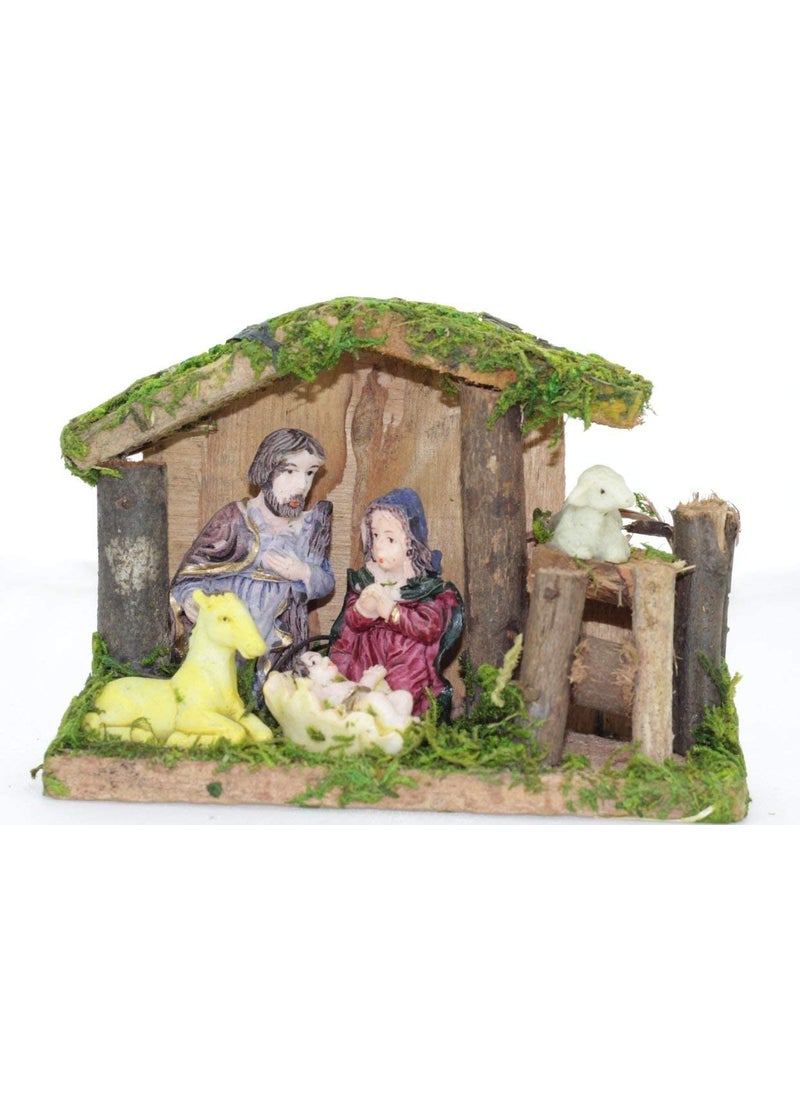 KharidoLive Beautiful Christmas Crib Nativity Set Multicolor