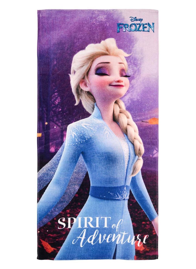 Athom Living Disney Frozen Spirit of Adventure Kids Cotton Bath Towel 60 x 120cm 350GSMMulticolour