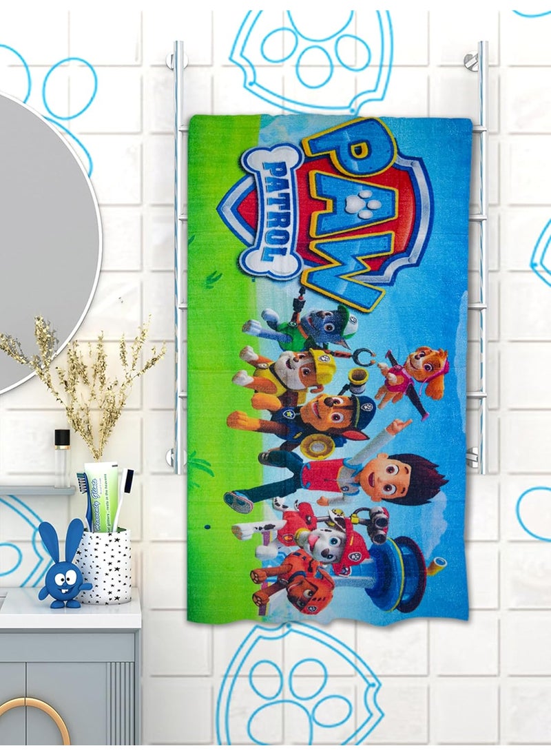 Athom Living Paw Patrol Kids Bath Towel 350 GSM 60x120 cm