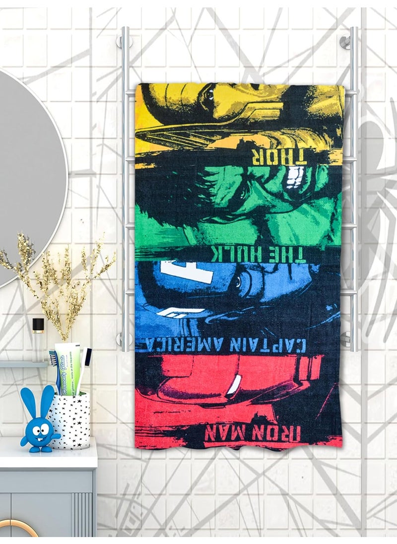Athom Living Marvel Avengers Kids Bath Towel 350 GSM 60x120 cm