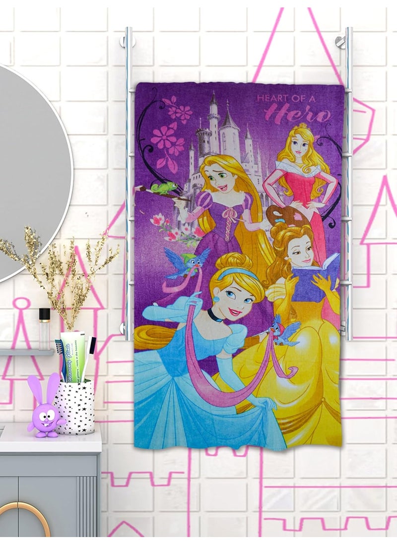Athom Living Disney Princess Kids Bath Towel 360 GSM 60x120 cm