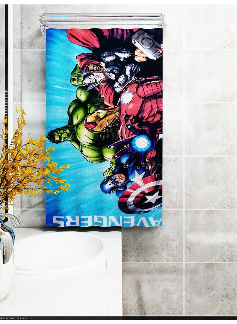 Athom Living Marvel Group 350 GSM 100 Cotton Kids Bath Towel 60x120 cm