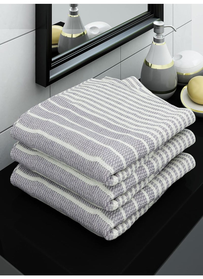 Athom Living Woven Light Weight Bath Towels 150L x 75W Set of 3