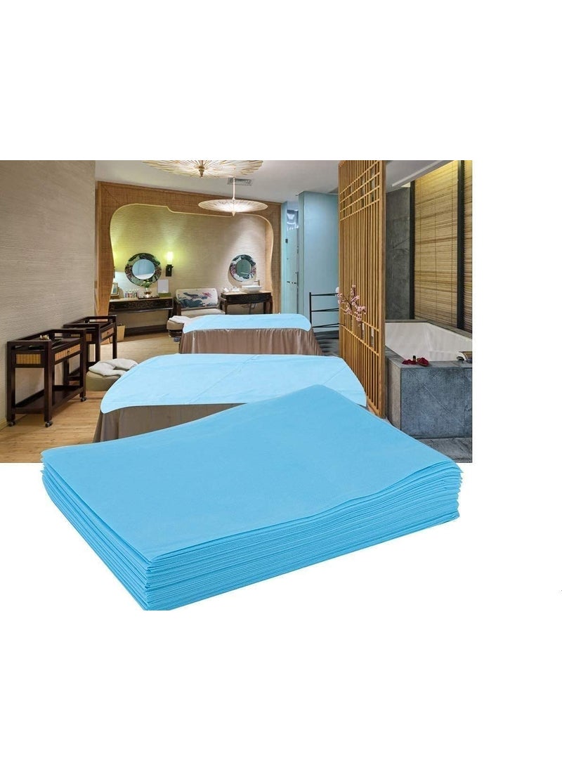 KUDIZE Disposable NonWoven Laminated Water Proof 30 GSM Bed Sheet for Hospital Hotel Spa and Beauty Parlor 42 x 80 Inch10668 x 20320 cm Pack of 25