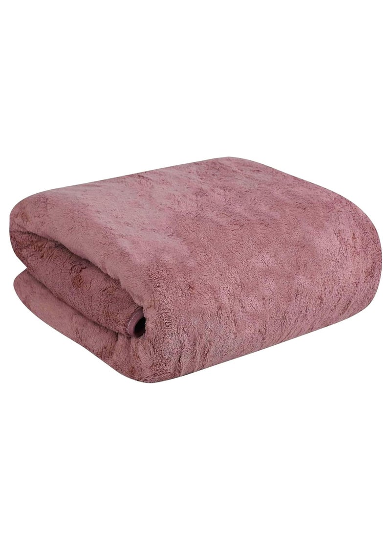 MAXOSHINE 600 GSM Microfiber Towels for Bath Large SizeSuper Soft Coral Fleece Bathing Towel with Hook Super AbsorbentThick Bath Towel for Men and Women70 x 140 cm Wine Pack of 1