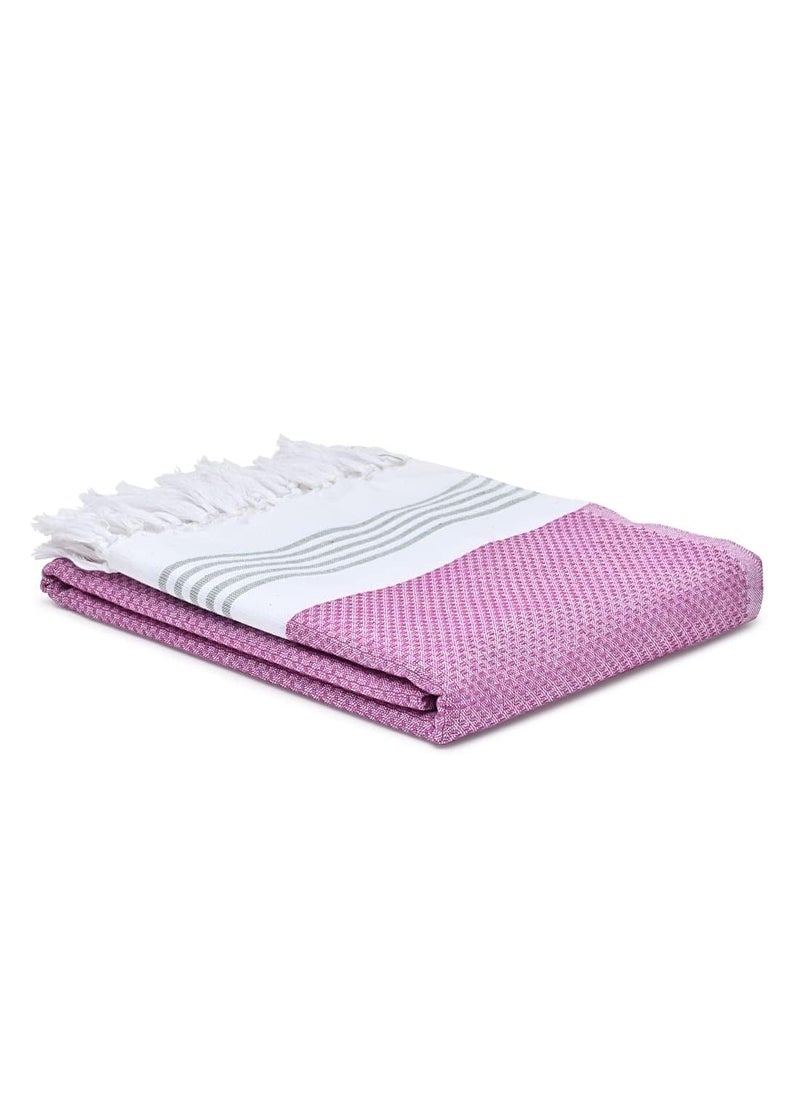 The Better Home Cotton Bath Towel 150cmx75cm 200gsm Soft Towel for Men Women AntiOdour High Absorbency Quick Dry Towel Hair Drying Towel For Women Turkey Towels For Bath Large Size Purple