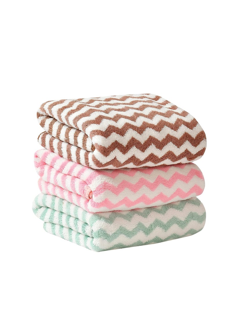 HFI UrbanArts Microfiber Towel 300 GSM Ultra Soft Super Absorbent and AntiBacterial Large Bath Towel 140 cm X 70 cm Pack of 3 Multicolour Towel Assorted