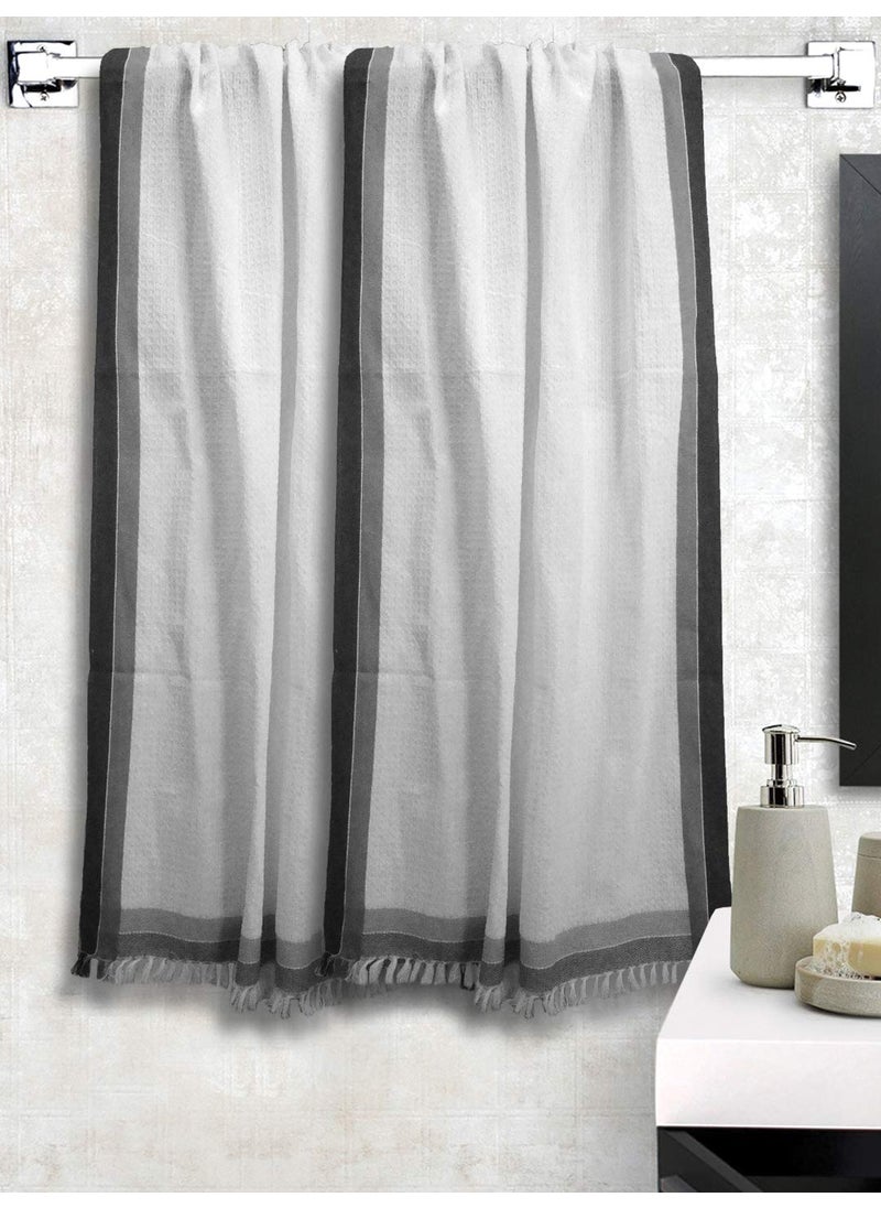 Athom Living Light Weight Cotton Premium Bath Towel 75x150 cm Multi16