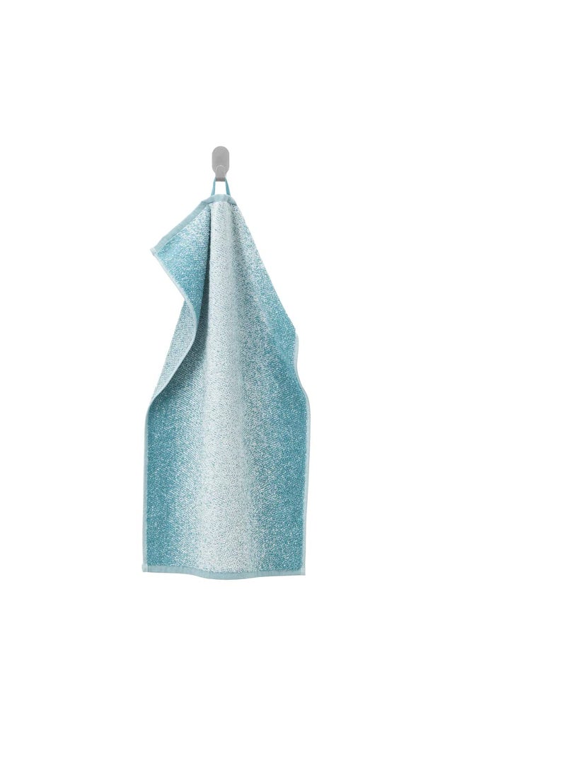 Gujguj Hand Towel WhiteTurquoise 40x70 CM 16x28