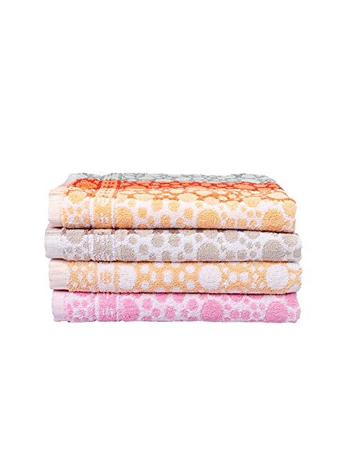 JENNY DENIAL Hand Towels Set of 8 Super Soft 450 GSM Multicolor Size 14 21 Inch Medium