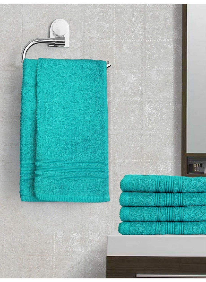 Talwar Home Dcor Blue Super Soft and Fluffy Hand Towel Size 16 x 24 Pack of 6 450 GSM