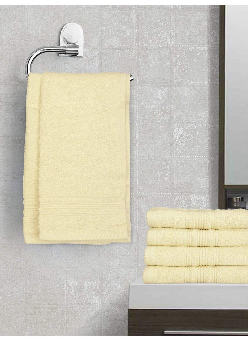 Talwar Home Dcor 450 GSM Cotton Super Soft and Fluffy Hand Towel Beige 16 x 24 Pack of 6