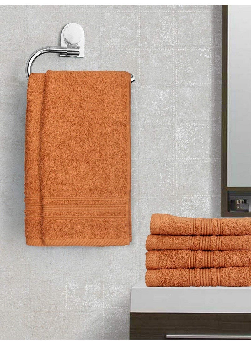 Talwar Home Dcor Brown Super Soft and Fluffy Hand Towel Size 16 x 24 Pack of 6 450 GSM