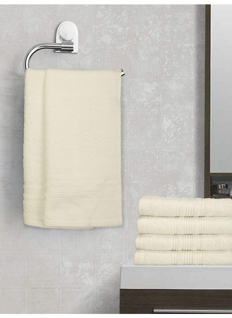 Talwar Home Dcor White Super Soft and Fluffy Hand Towel Size 16 x 24 Pack of 6 450 GSM