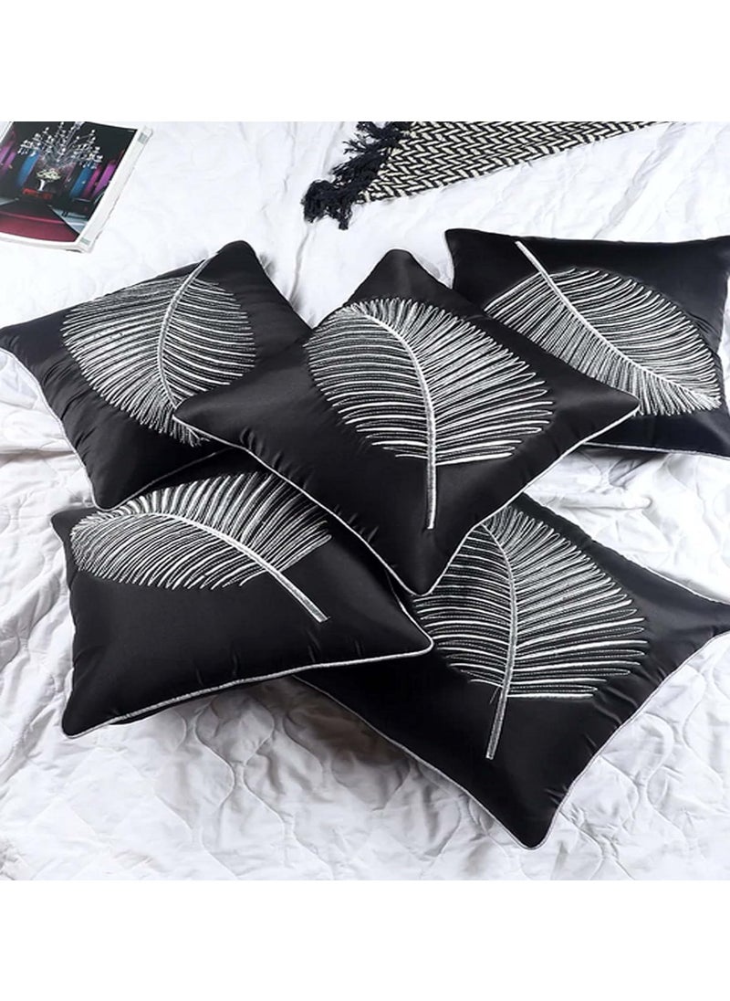 JDX Set of 5 Decorative ThrowPillow Cushion Covers
