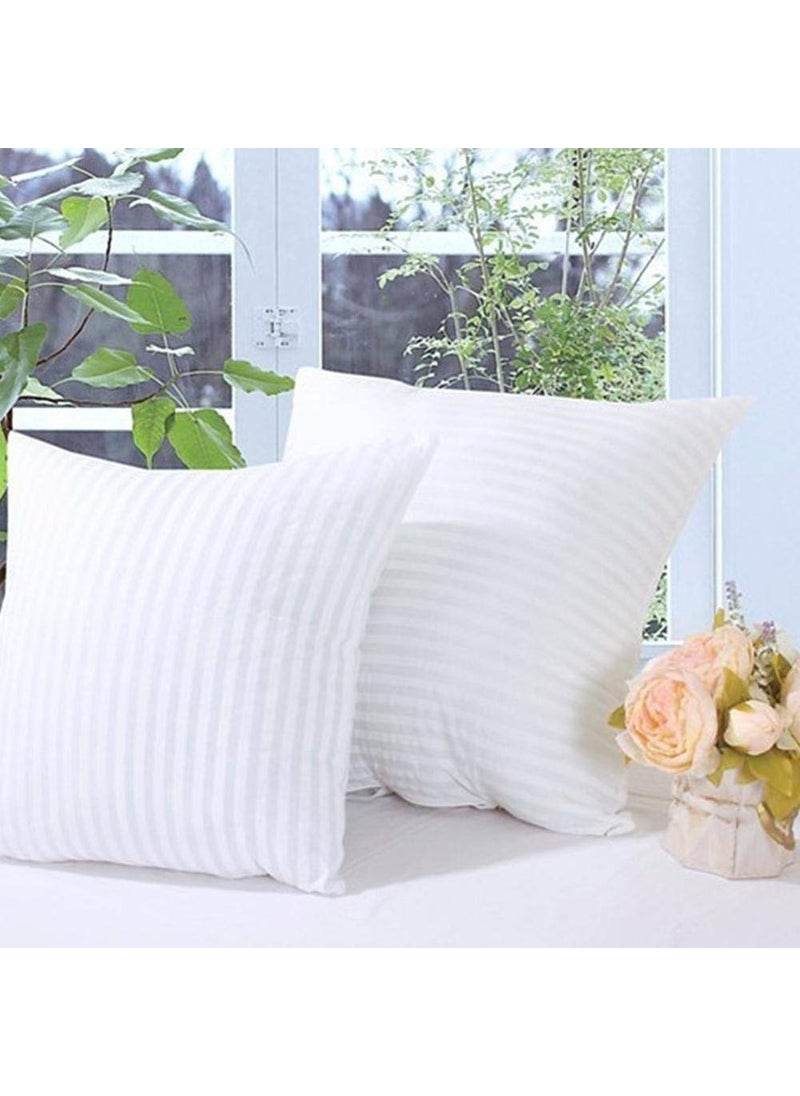 JDX Soft Fiber Bombay Dyening White Cushion 26X26Inches Set of 2