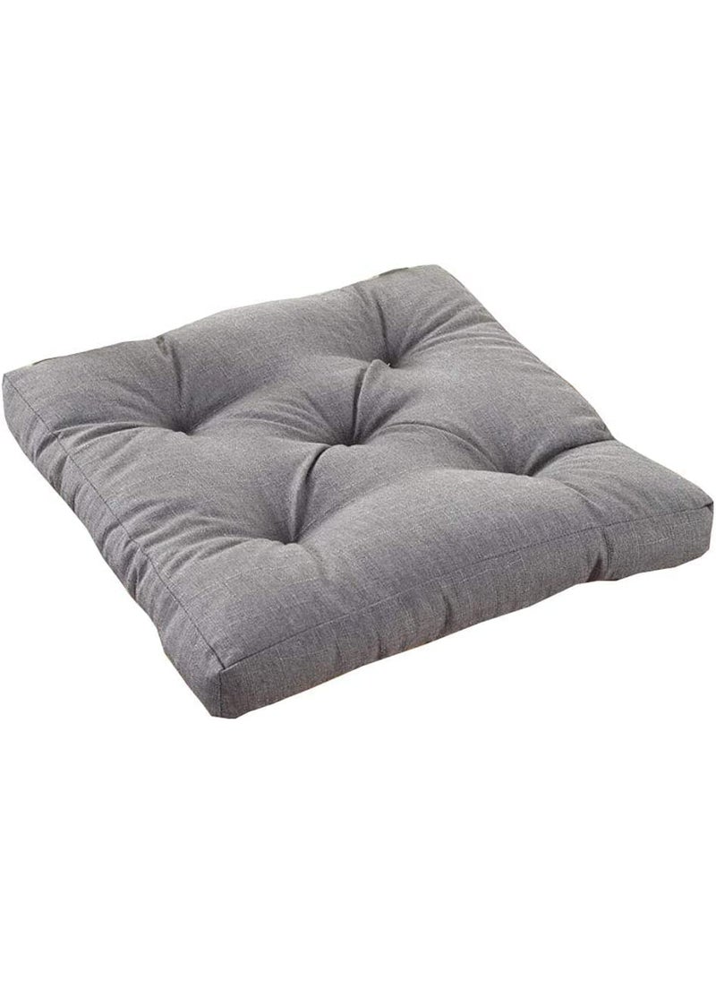INDIDECOR 802068 Square Floor Seat Pillows Cushion Soft Yoga Meditation Cushion Corduroy Tatami Floor Pillow Reading Cushion Chair Grey