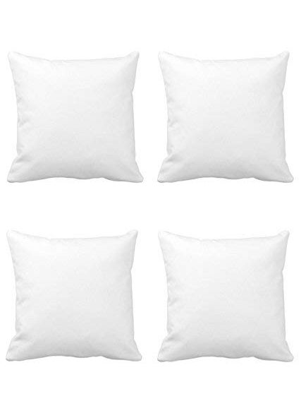 Homecrust Cushion fillers Set of 4 pcs 18 x 18 inchCushion Pillows