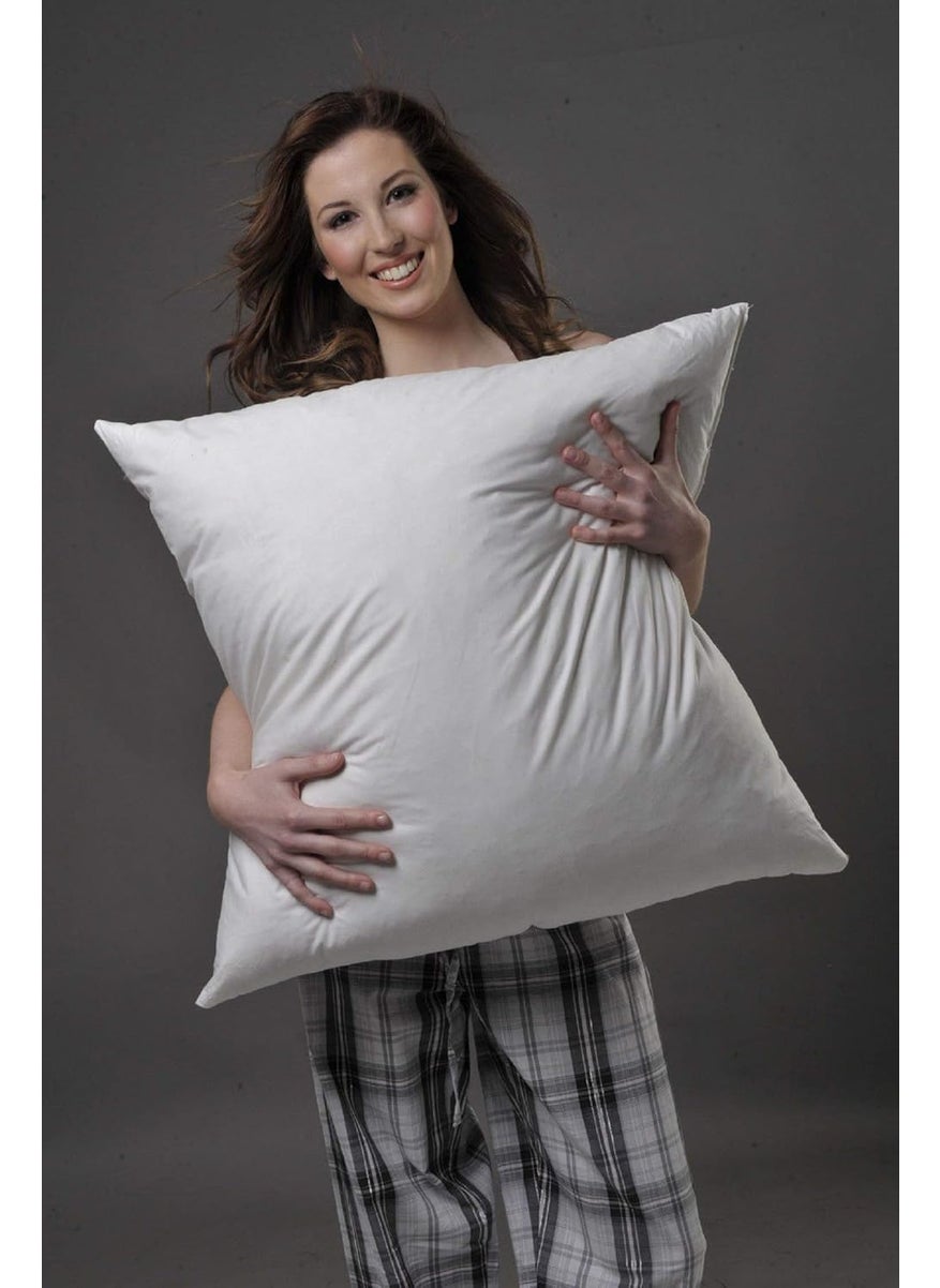 JDX Reliance Fiber Filler Cushion Set of 5 White size24x24