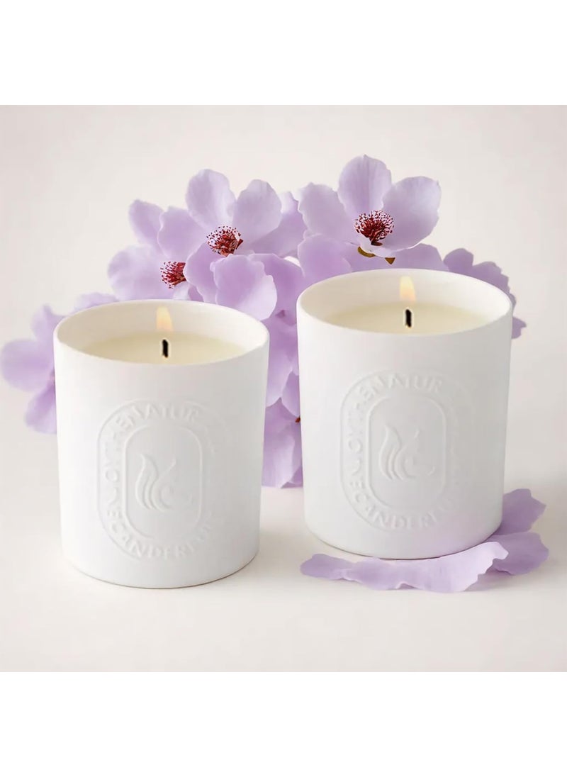 The Better Home Scented Candles for Home Dcor 30Hrs Burn Time Set of 2 Aroma Scented Candles for Bedroom Reusable JarHome Dcor ItemsDiwali Decoration Items for Home Dcor Diwali Gifts