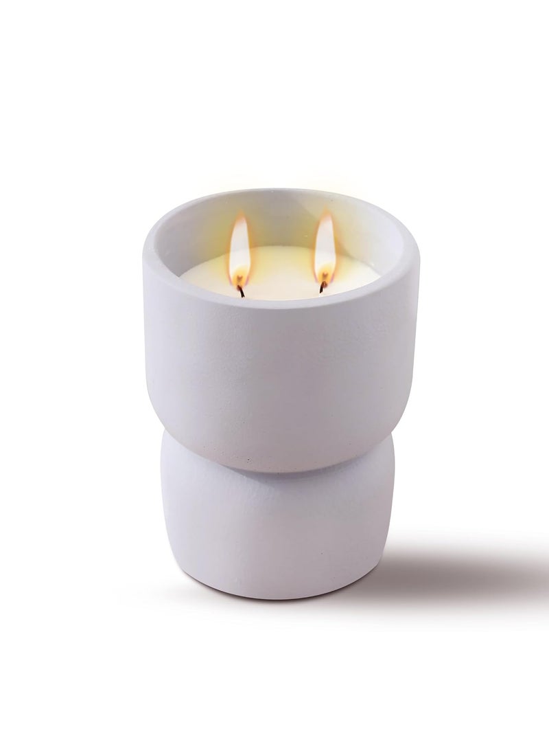 The Better Home Scented Candles for Home Dcor 11Hrs Burn Time Teak Wood Aroma Scented Candles for Bedroom Reusable Cement JarHome Dcor ItemsDiwali Decoration Items for Home Dcor Diwali Gifts