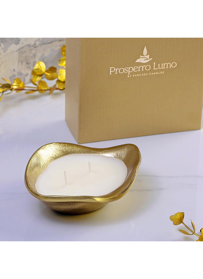 PROSPERRO LUMO by Parkash Candles Luxury Votive Scented Candle Rose Oudh 100 Soy Wax